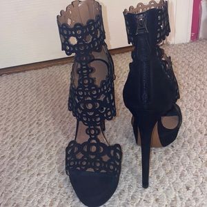Alaïa Cage Platform Sandals